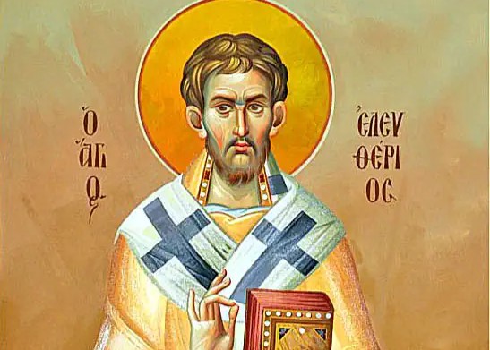 Icoana-Sfantului-Sfintit-Mucenic-Elefterie-episcopul-Iliriei-15-decembrie-pravila.ro_